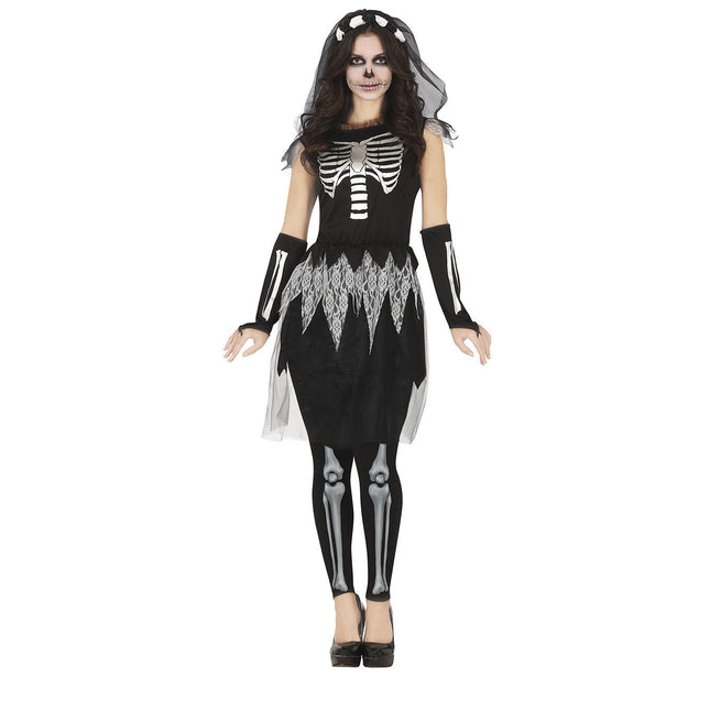 Skelett Halloween Kostüm Damen