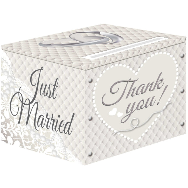 Just Married Briefumschläge Geschenkbox 30cm