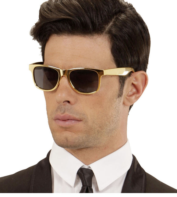 Goldene Brille