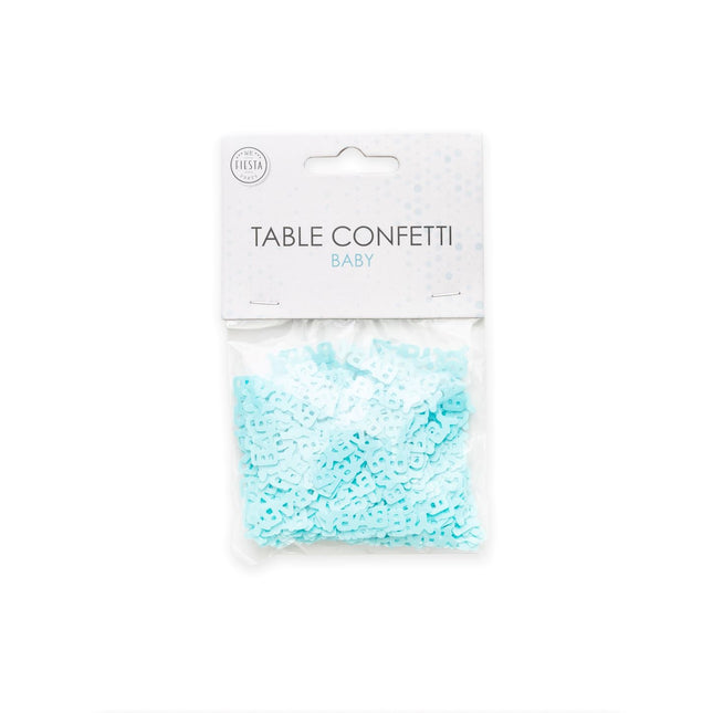 Tischkonfetti Baby Blau