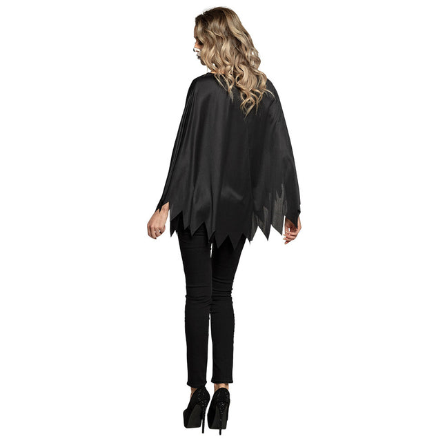 Halloween Skelett Poncho