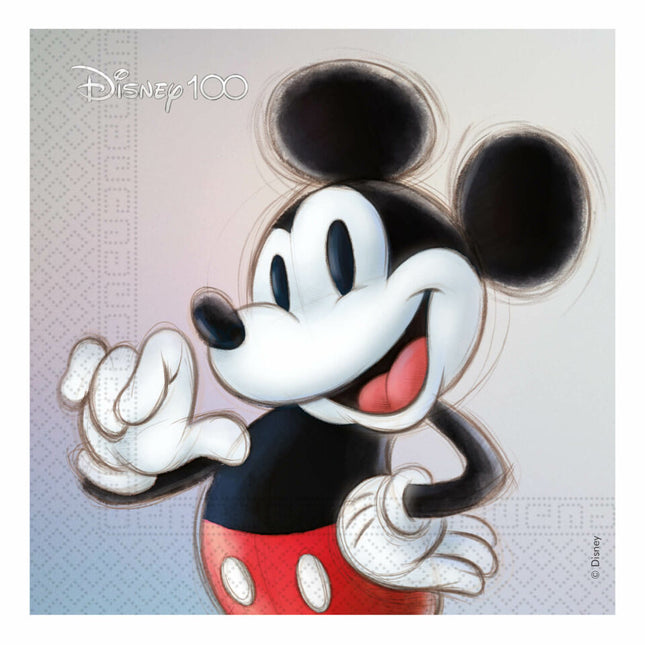 Mickey Mouse Servietten 2 Lagen 33cm 20 Stk.