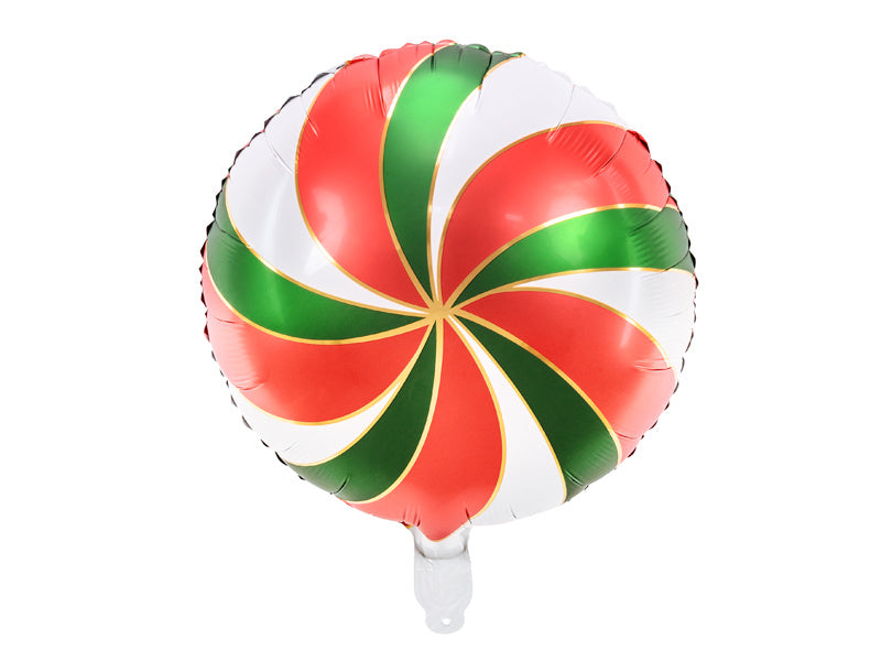 Helium Ballon Candy Grün Rot Leer 35cm