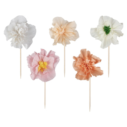 Blumen Cupcake Toppers 12 Stk.