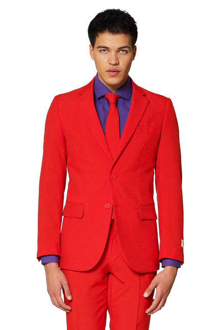 Rote Anzugträger OppoSuits