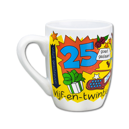 Becher 25 Jahre 12cm