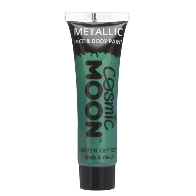 Cosmic Moon Metallic Face Paint Grün 12ml