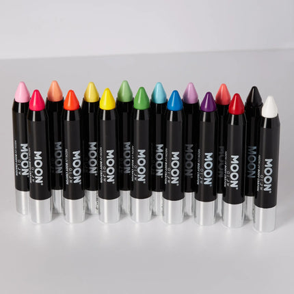 Moon Glow Pastell Neon UV Body Crayons Schwarz 3.2g