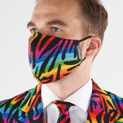 Wiederverwendbare Regenbogen-Gesichtsmaske