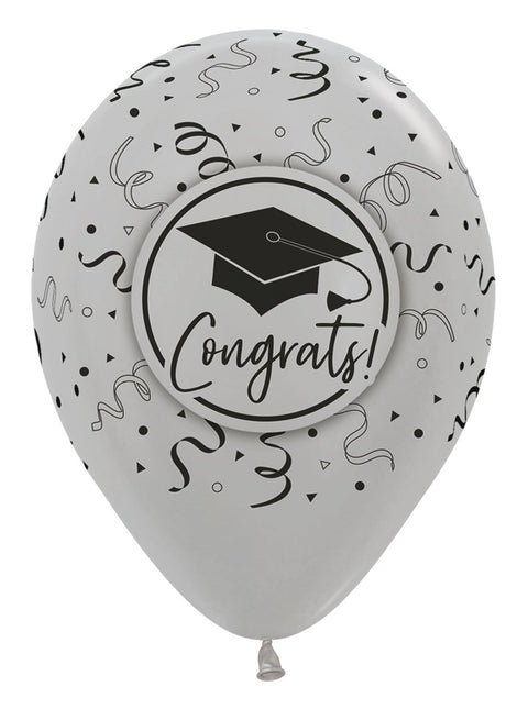 Ballons Congrats Graduation Mix 30cm 25pcs