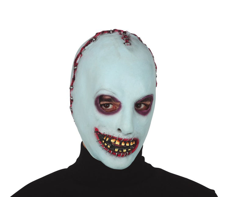 Halloween Maske Blau