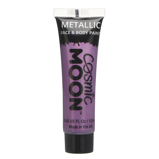 Cosmic Moon Metallic Face Paint Lila 12ml