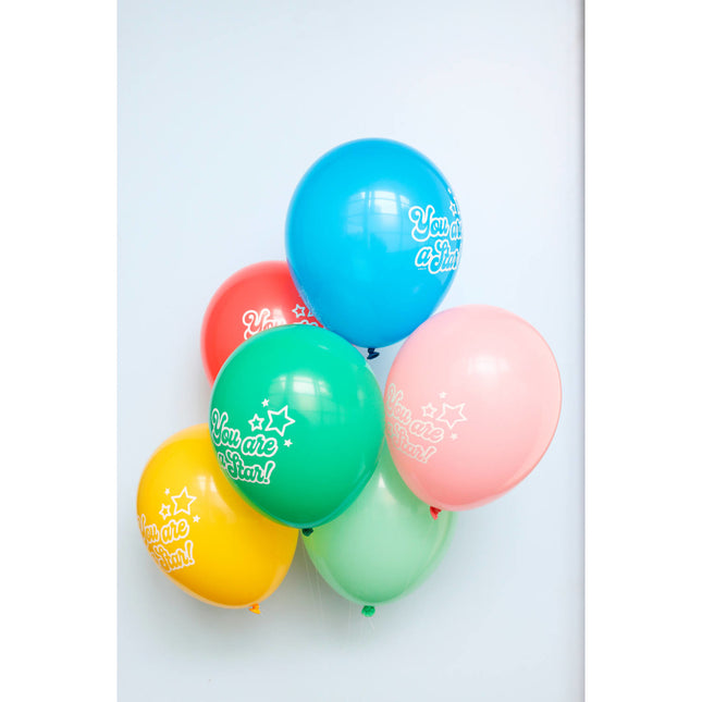 Ballons You Are A Stare Bunt 33cm 6Stk