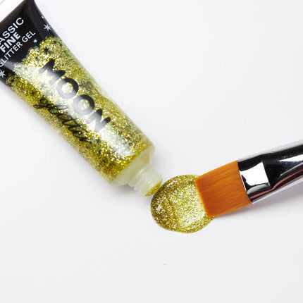 Moon Glitter Classic Fine Glitter Gel Gold 12ml