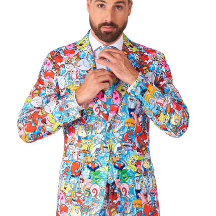 SpongeBob Frenzy Anzug Männer OppoSuits