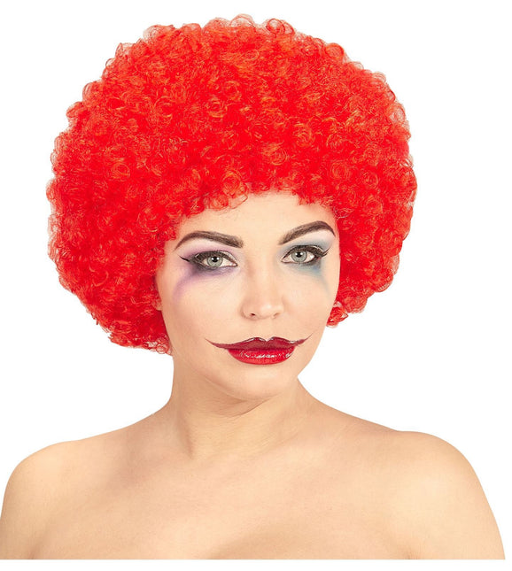 Rote Perücke Clown Locken