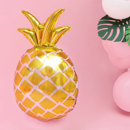 Helium Ballon Ananas Gold 63cm