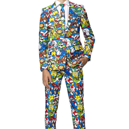 Super Mario Anzug Junge Teen OppoSuits