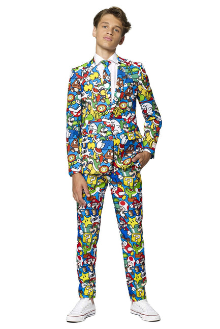 Super Mario Anzug Junge Teen OppoSuits