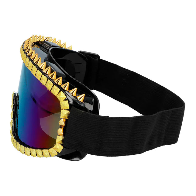 Gold Skibrille