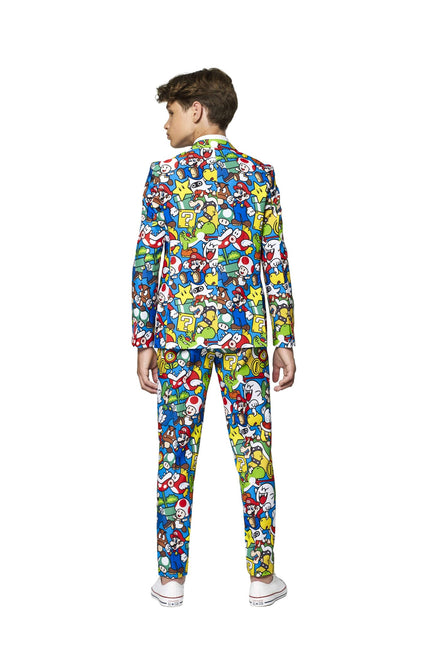 Super Mario Anzug Junge Teen OppoSuits