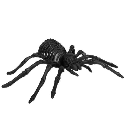 Halloween Led Spinne Skelett Schwarz 22cm