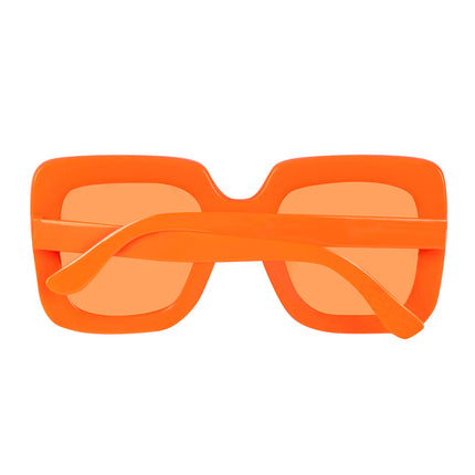 Orange Brille Glitter