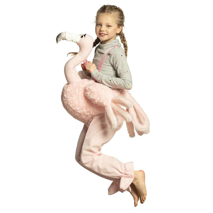 Flamingo Suit Girl Carry Me