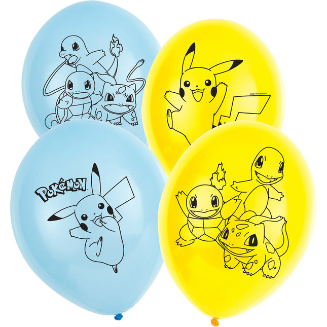 Pokemon Ballons 28cm 6Stück