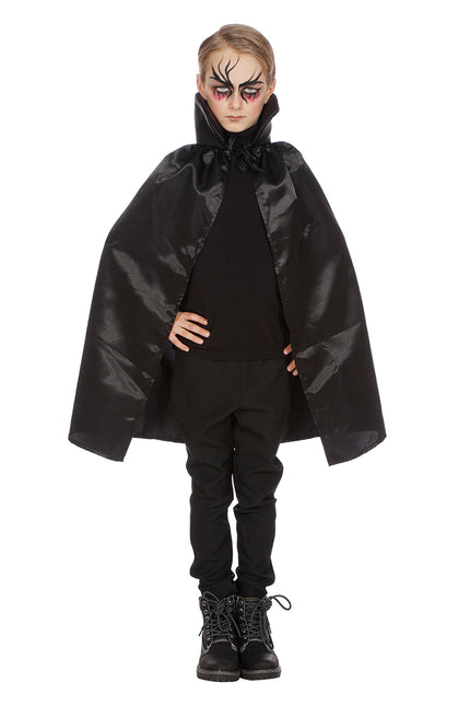 Halloween Cape Schwarzes Kind Dracula