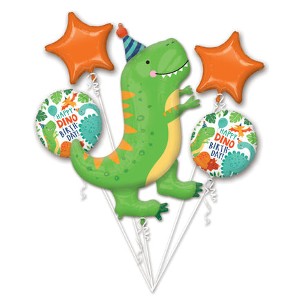 Dino Helium Ballons Set Leer 5 Stück