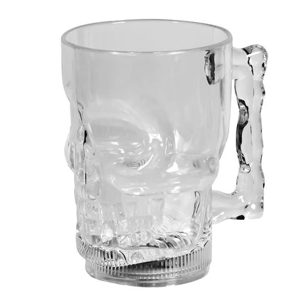 Halloween Beleuchteter Glasschädel 400ml