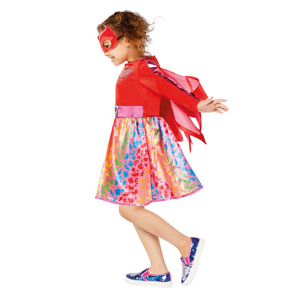 Kinderkostüm Owlette Regenbogen Kleid 6/8 Jahre