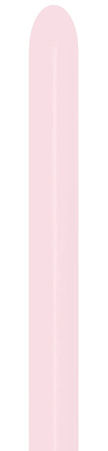 Modellierballons Nozzle Up Pastell Matte Pink 5cm 152cm 50Stk.