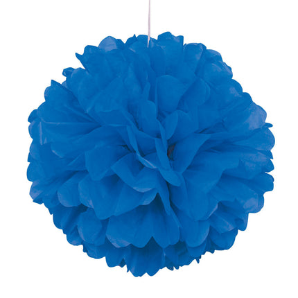 Pompon Blau 40cm