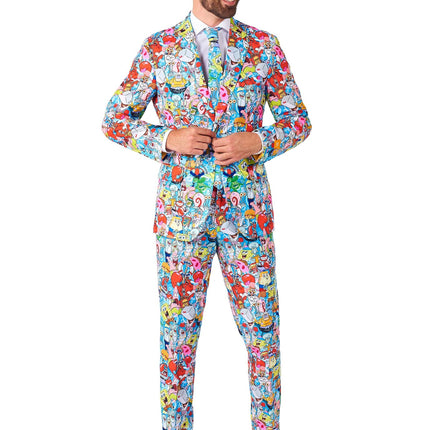 SpongeBob Frenzy Anzug Männer OppoSuits