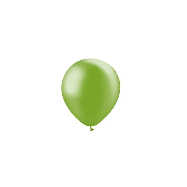 Grüne Luftballons Metallic 13cm 100 Stk.