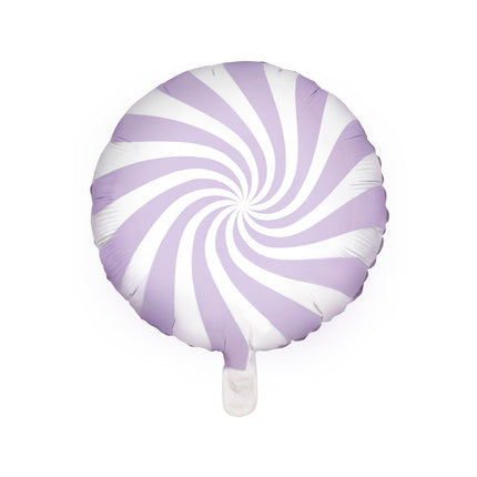 Heliumballon Lilac Swirl 45cm leer