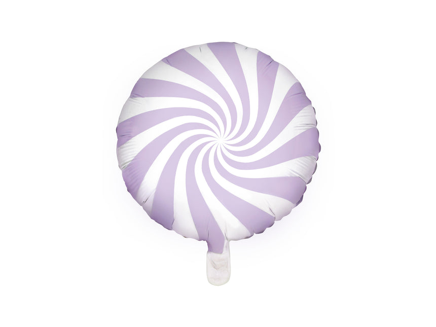 Heliumballon Lilac Swirl 45cm leer