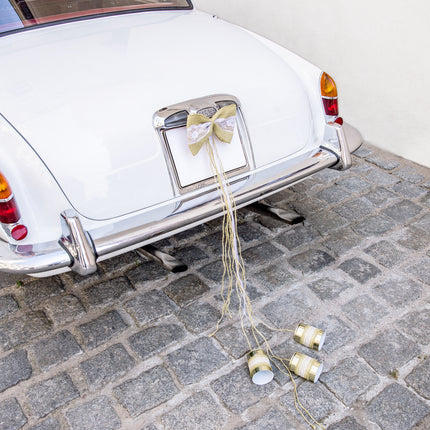 Auto-Deko-Set Hochzeitsschleifen