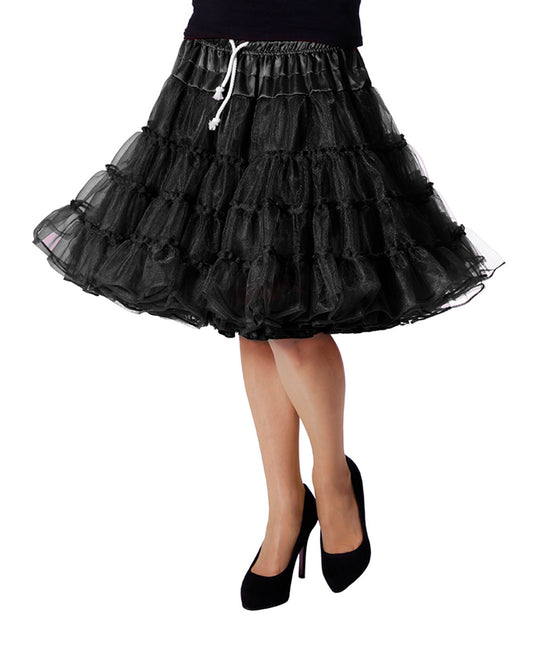 Schwarzer Petticoat Luxe