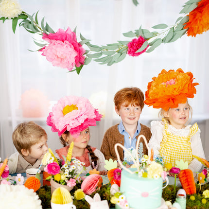 Pompons Blumen 3Stück