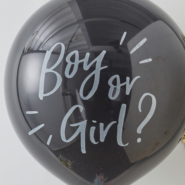 Gender Reveal Ballon Junge oder Mädchen 90cm