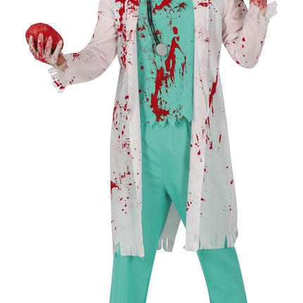 Doktor Zombie Halloween Kostüm Männer