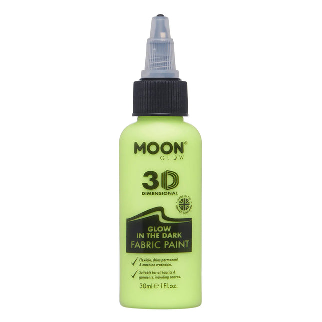 Moon Glow Glow in the Dark Stofffarbe Gelb 30ml