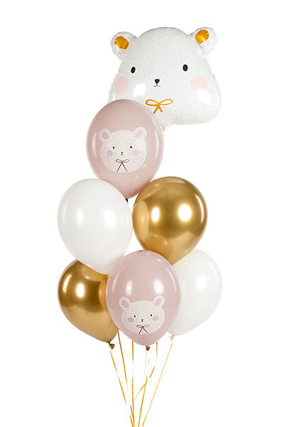 Ballons Eisbär Mix 30cm 6Stk