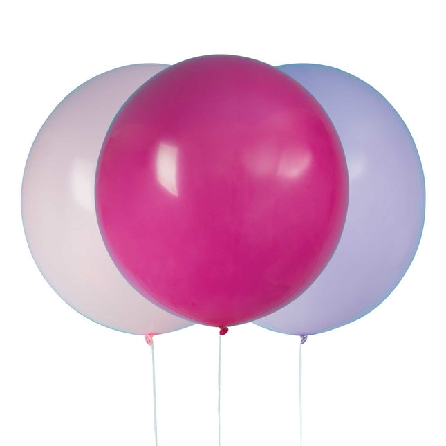 Lila Luftballons 61cm 3Stück