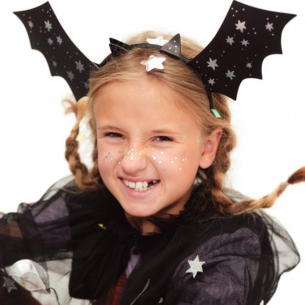 Halloween Haarband Fledermaus 23cm