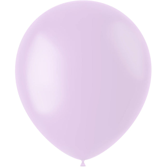 Fliederfarbene Luftballons Puderlila 33cm 50Stk