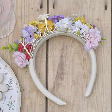 Braut zu sein Haarband Blumen